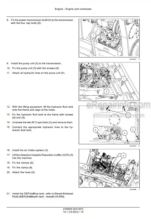 Photo 1 - Case 836C 836C AWD 856C 856C AWD Service Manual Motor Grader 47829048