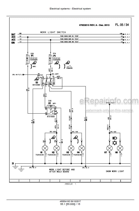 Photo 6 - Case 845B VHP 865B VHP 885B VHP 865B AWD 885B AWD Service Manual Motor Grader 48050419D