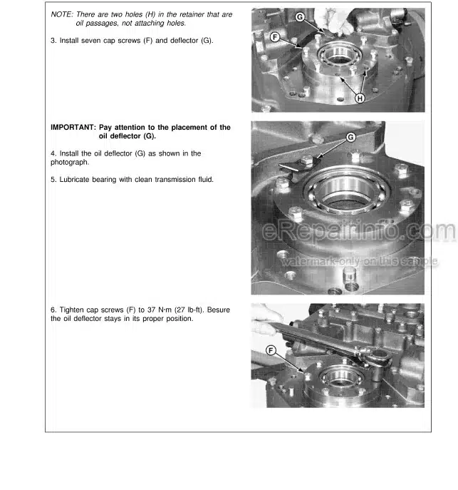 Photo 7 - Case 850M Tier 4A Interim Service Manual Crawler Dozer 51418566