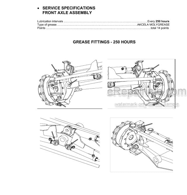 Photo 6 - Case 845DHP 865VHP 865AWD 885 885AWD Tier 3 Repair Manual Grader 71114197