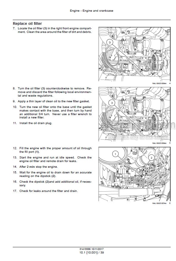 Photo 7 - Case 850M Tier 4B Final Service Manual Crawler Dozer