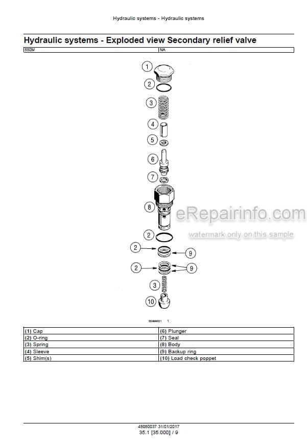Photo 6 - Case 850M Tier 4B Final Service Manual Crawler Dozer