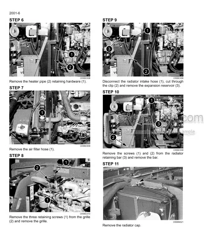 Photo 7 - Case 9010 Service Manual Excavator 7-44660