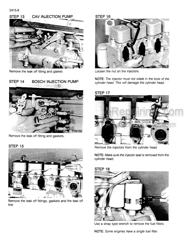 Photo 1 - Case 9010 Service Manual Excavator 7-44660