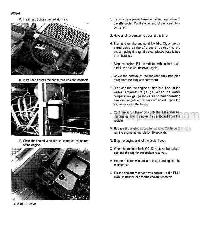 Photo 12 - Case 9020 Service Manual Excavator 7-44670