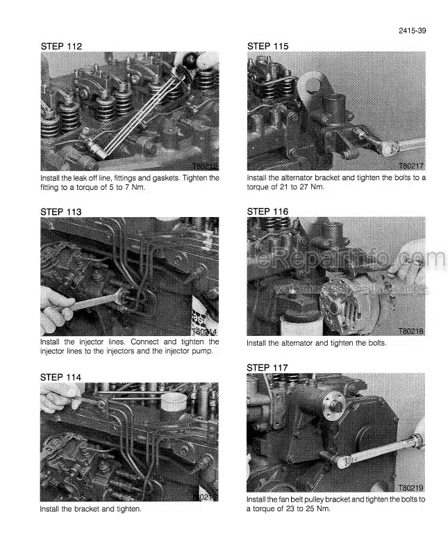 Photo 7 - Case 9040 Service Manual Excavator 7-44690