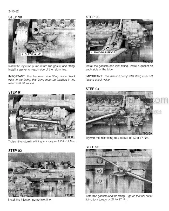 Photo 8 - Case 9030 Service Manual Excavator 7-44680