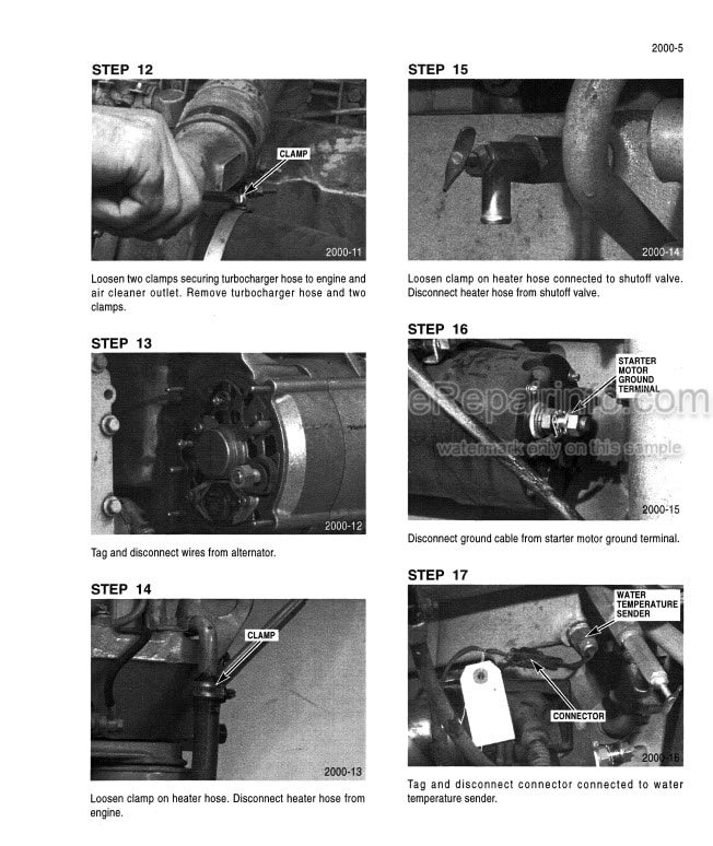 Photo 9 - Case 9045B Service Manual Excavator 7-11401