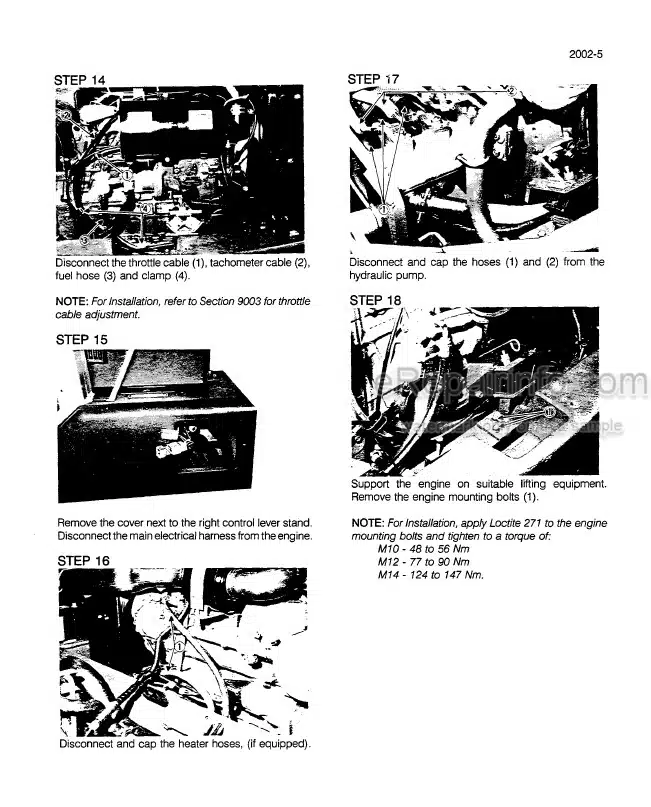 Photo 1 - Case CK25 CK28 Service Manual Crawler Excavator 7-37902