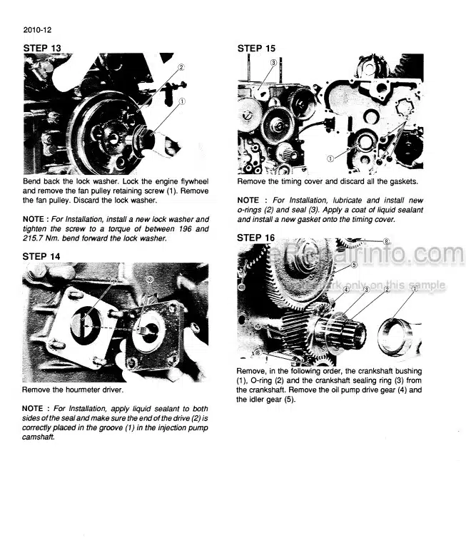 Photo 7 - Case CX130 Service Manual Crawler Excavator 7-27353GB