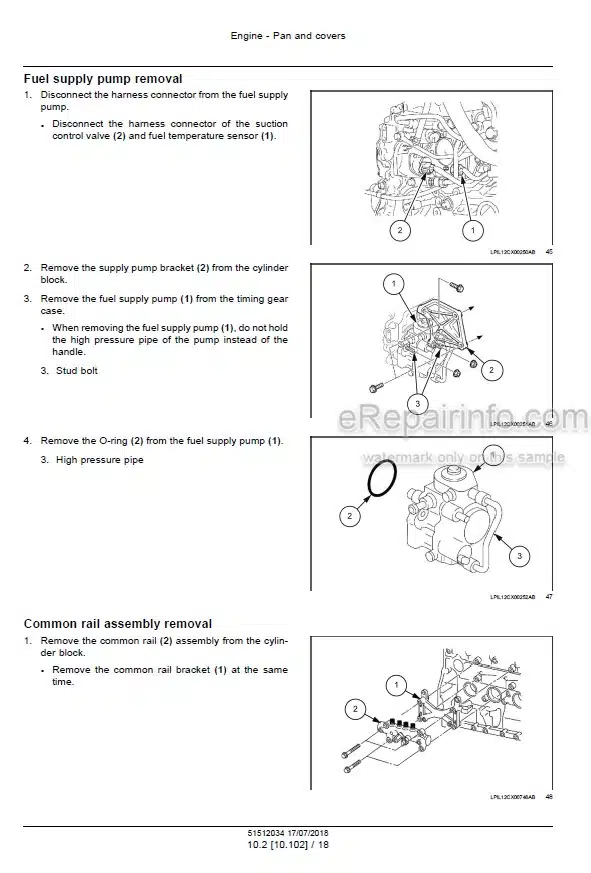 Photo 7 - Case CX130C Service Manual Hydraulic Excavator 48024945