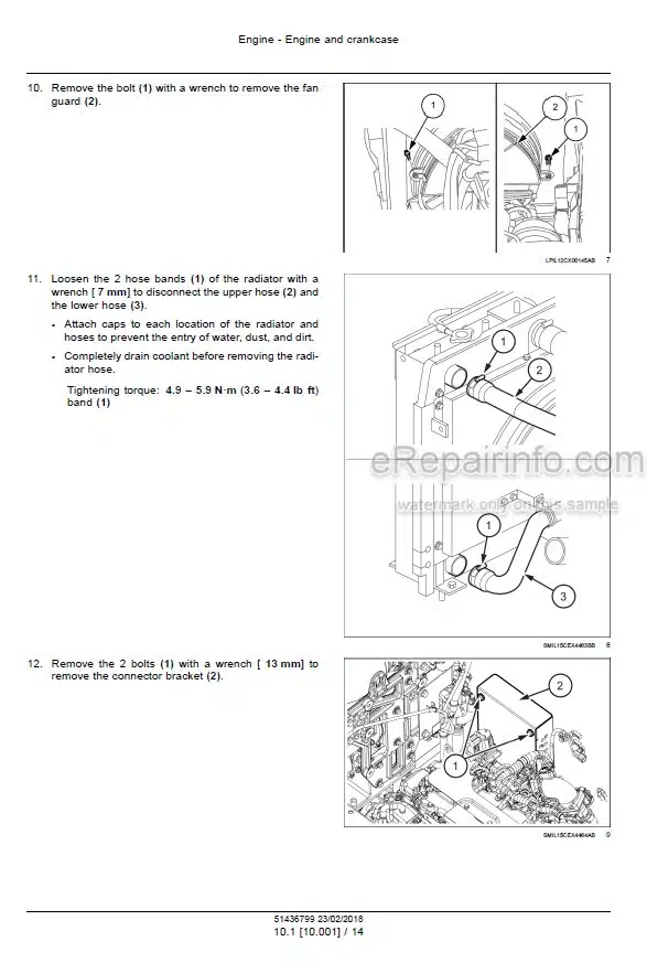 Photo 1 - Case CX130D Service Manual Crawler Excavator 51436799