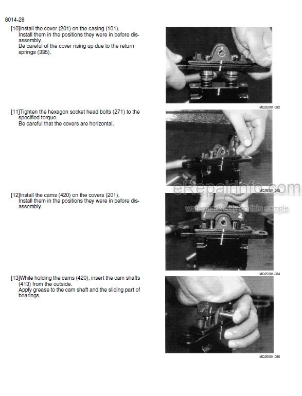 Photo 7 - Case CX145CSR Tier 4 Service Manual Crawler Excavator 47395870A