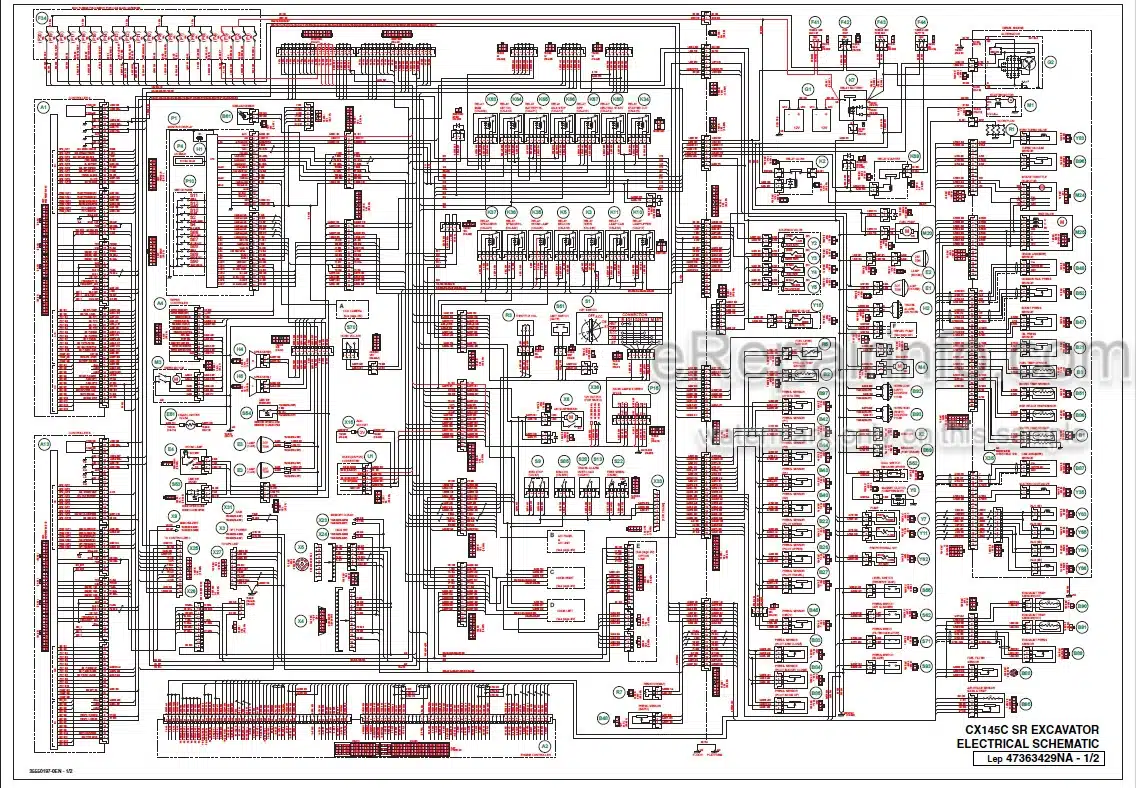 Photo 5 - Case CX145CSR Tier 4 Service Manual Crawler Excavator 47395870A