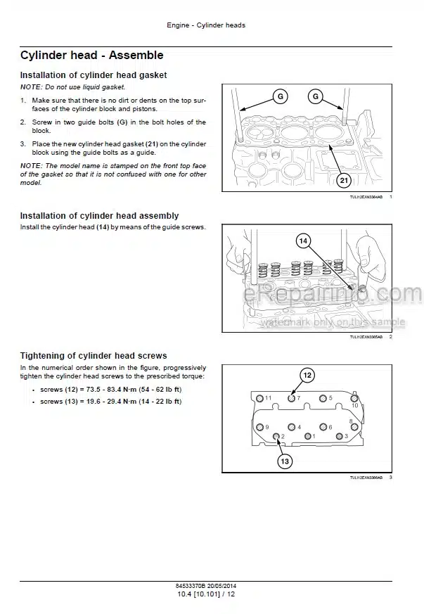 Photo 6 - Case CX15B CX18B Series 2 Service Manual Mini Excavator 84533370B