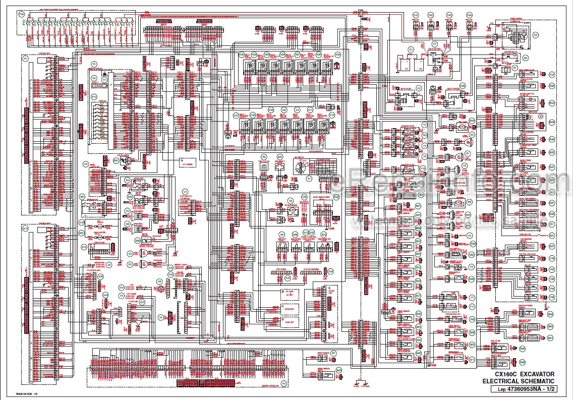 Photo 6 - Case CX160C Tier 4 Service Manual Crawler Excavator 47370128A