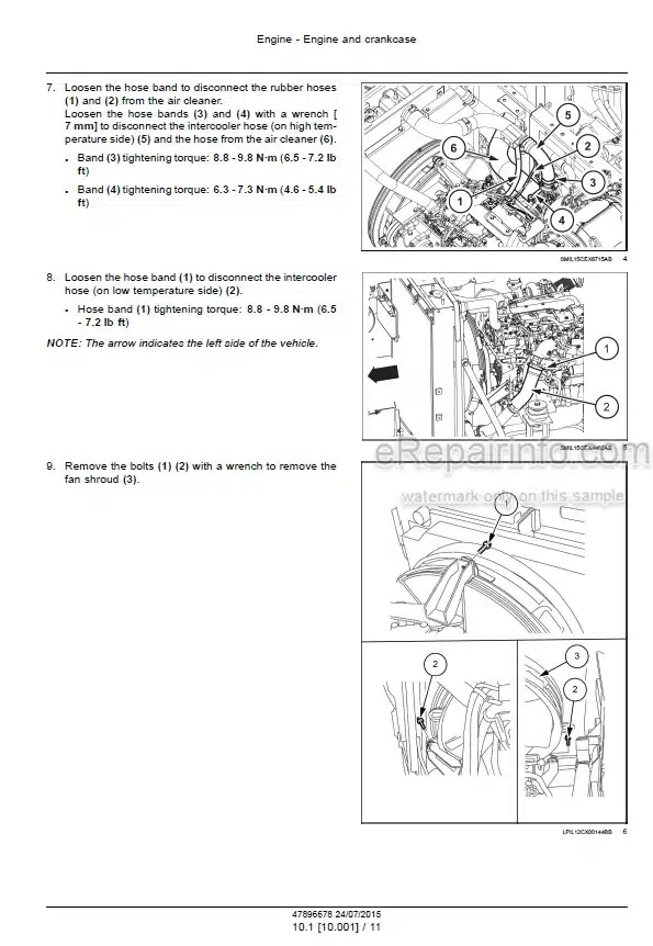 Photo 7 - Case CX160D LC Version Tier 4B Final Service Manual Crawler Excavator