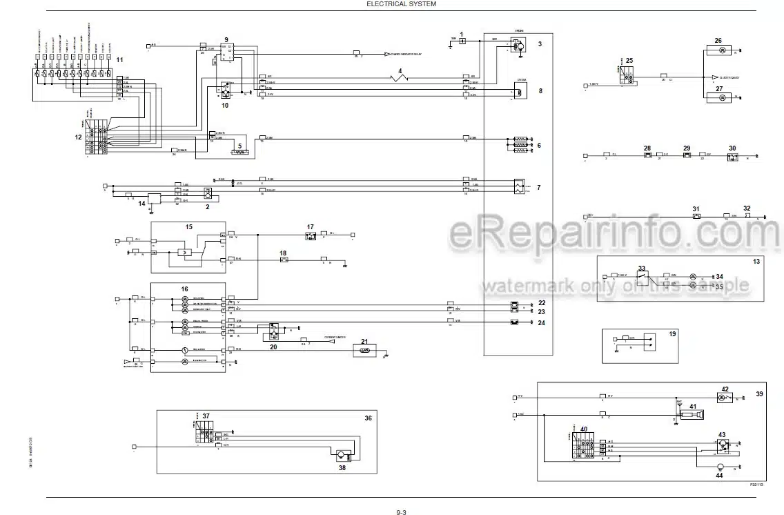 Photo 6 - Case CX16B CX18B Service Manual Mini Excavator 9-88670