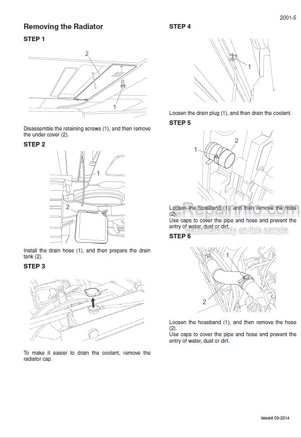 Photo 2 - Case CX210B CX230B CX240B Service Manual Crawler Excavator 47780297