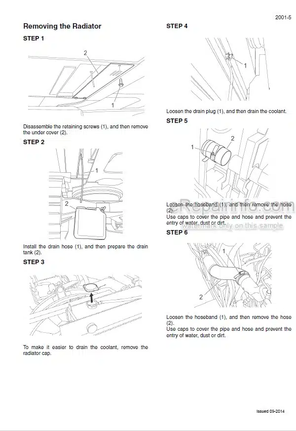 Photo 2 - Case CX210B CX230B CX240B Service Manual Crawler Excavator 47780297