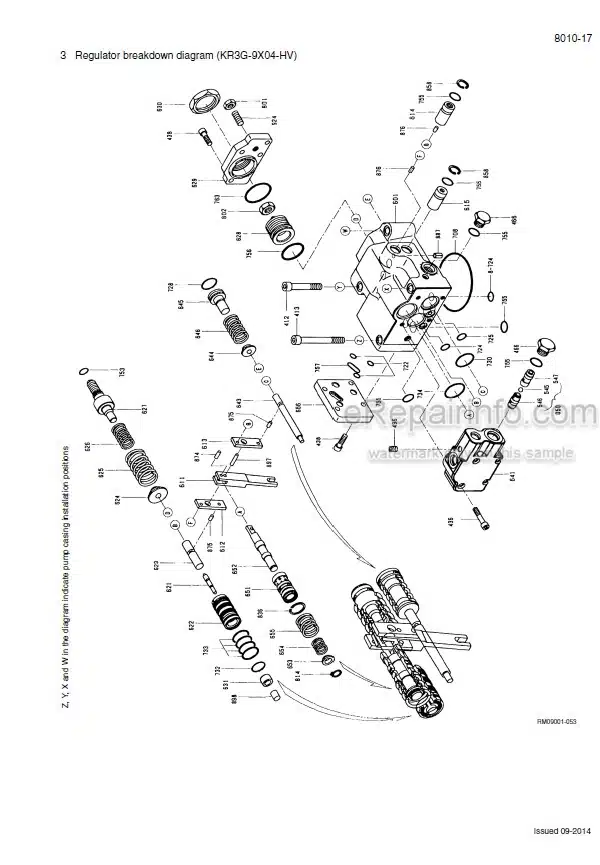 Photo 6 - Case CX210B CX230B CX240B Service Manual Crawler Excavator 47780297