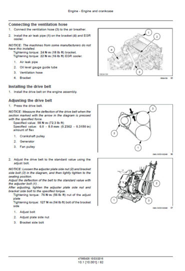 Photo 9 - Case CX210C Service Manual Crawler Excavator 47985408