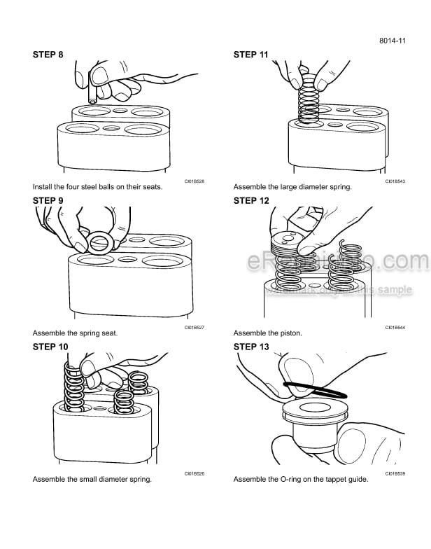 Photo 6 - Case CX210 CX230 CX240 Service Manual Crawler Excavator 9-93611
