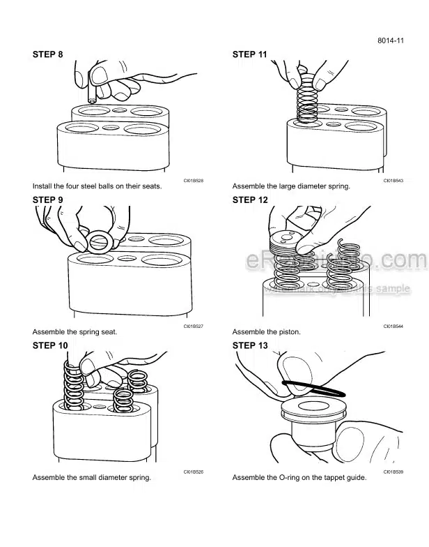 Photo 6 - Case CX210 CX230 CX240 Service Manual Crawler Excavator 9-93611