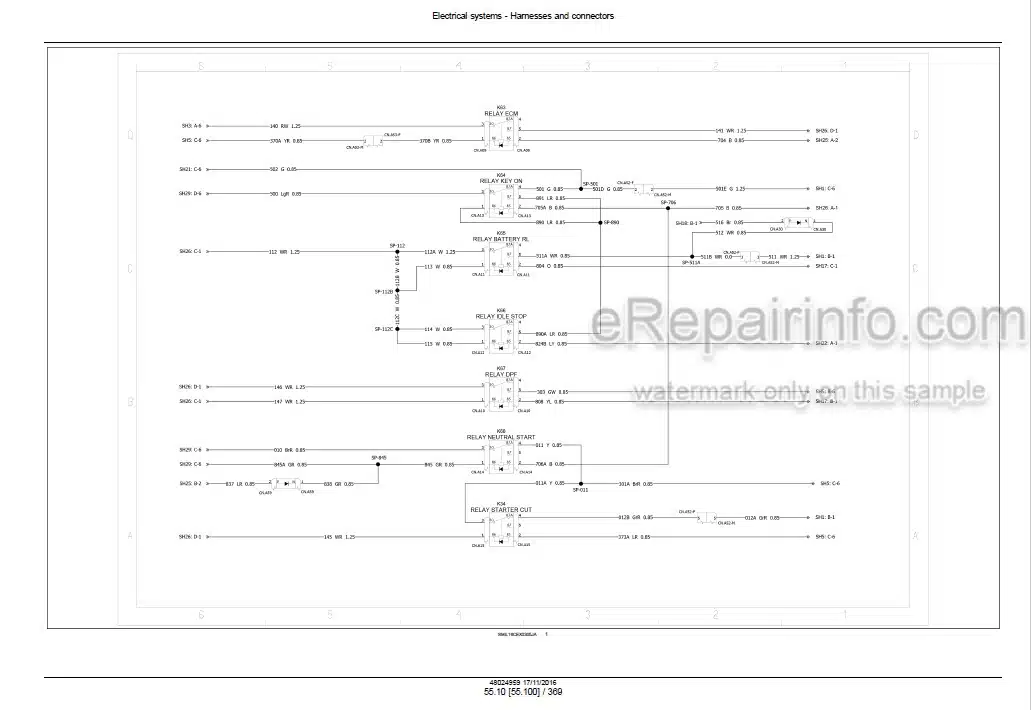 Photo 6 - Case CX220C Series 2 CX240C Service Manual Hydraulic Excavator 48024959