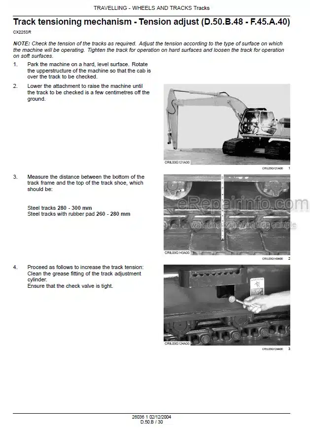 Photo 8 - Case CX220C Service Manual Hydraulic Excavator 71114551