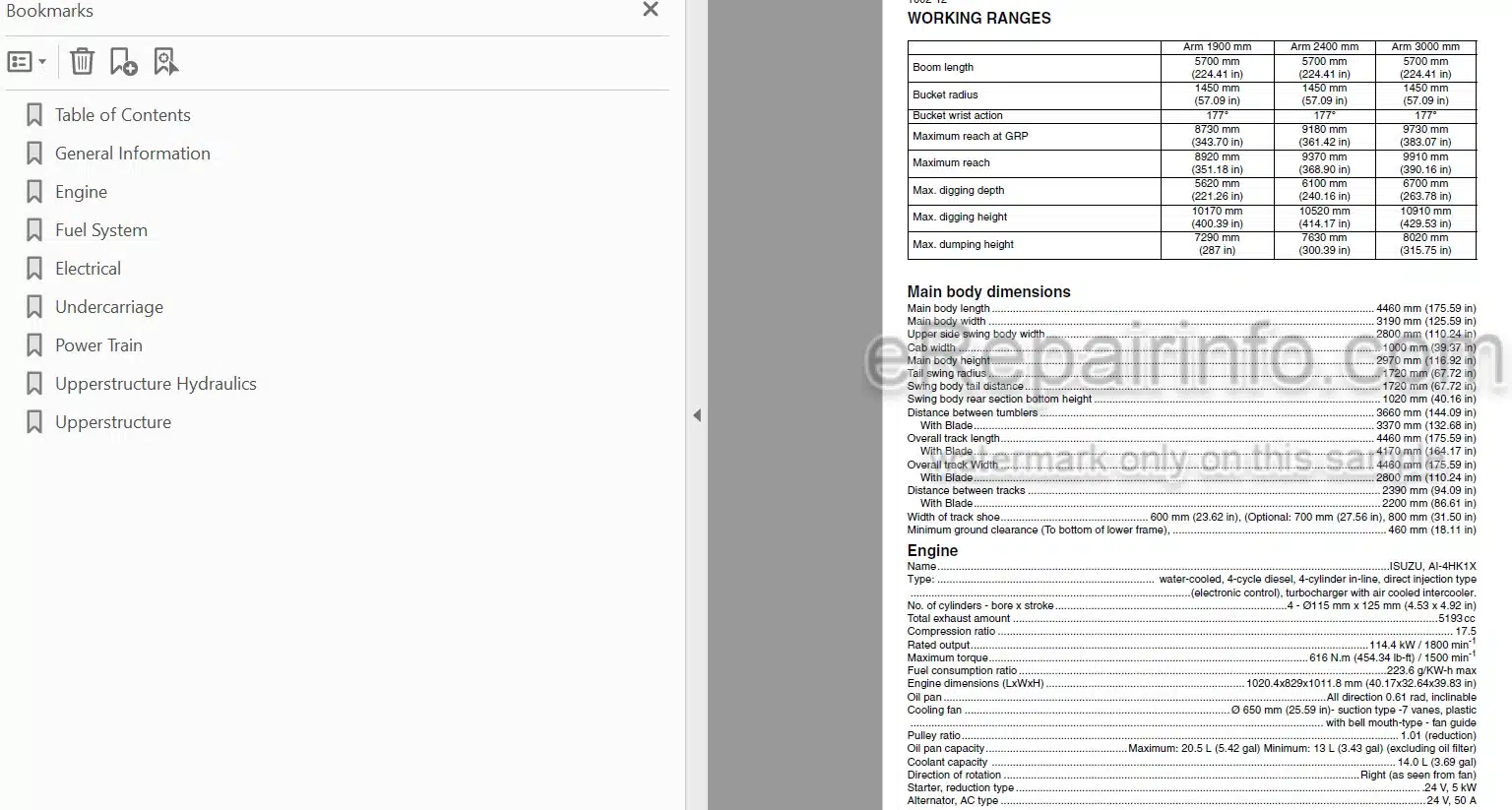 Photo 4 - Case CX225SR Tier 3 Service Manual Crawler Excavator 84184367
