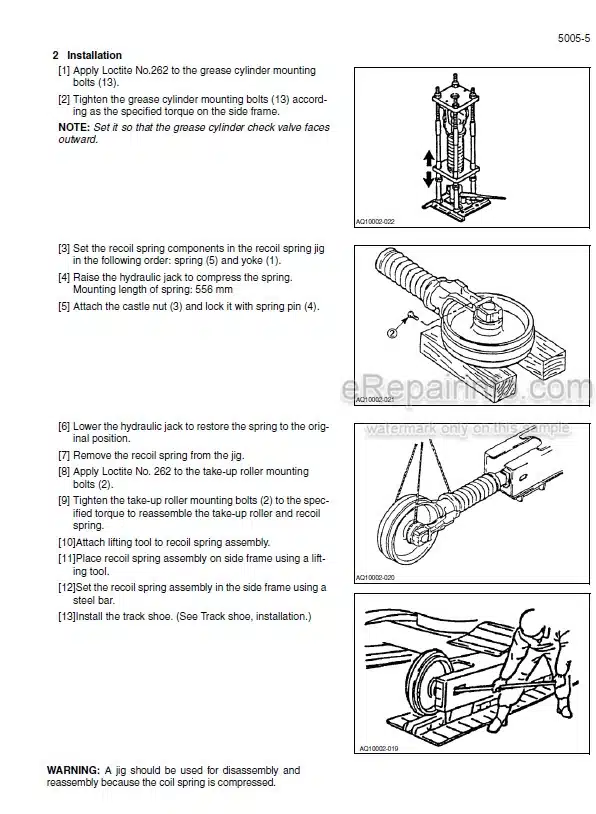 Photo 7 - Case CX235CSR Service Manual Crawler Excavator 47795404