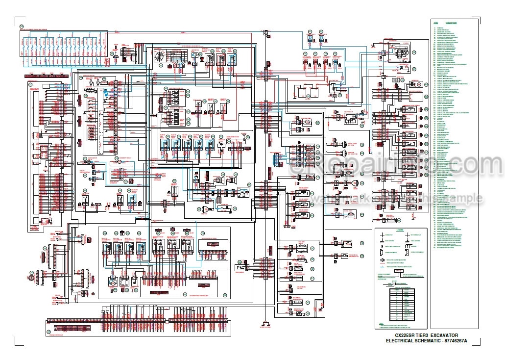 Photo 6 - Case CX225SR Tier 3 Service Manual Crawler Excavator 84184367
