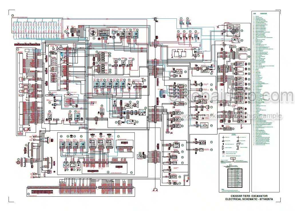 Photo 6 - Case CX225SR Tier 3 Service Manual Crawler Excavator 84184367