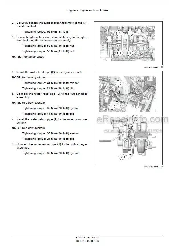 Photo 1 - Case CX245DSR Service Manual Crawler Excavator 51429490