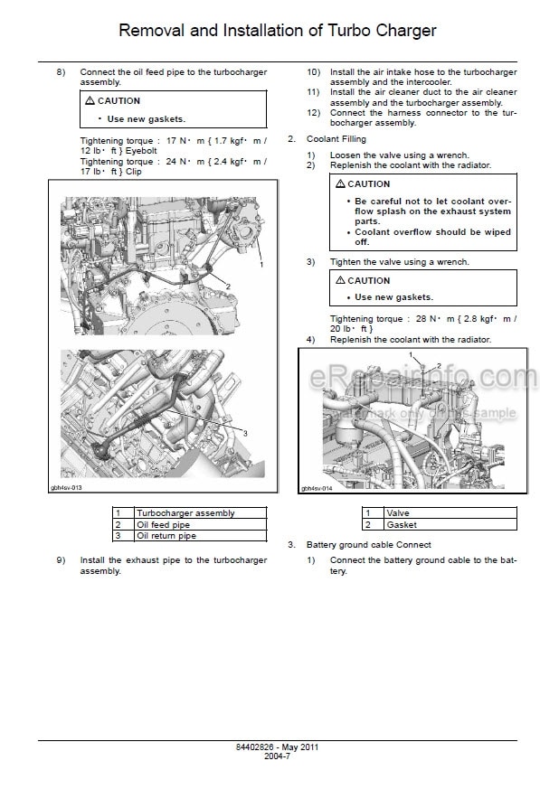 Photo 4 - Case CX250C CX250CLR Tier 4 Service Manual Crawler Excavator