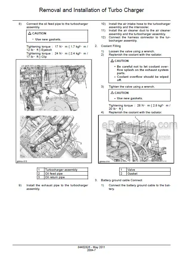 Photo 8 - Case CX245DSR Service Manual Crawler Excavator 51429490