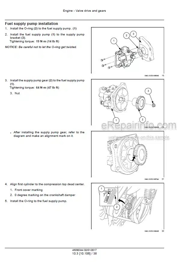 Photo 11 - Case CX250C Service Manual Crawler Excavator