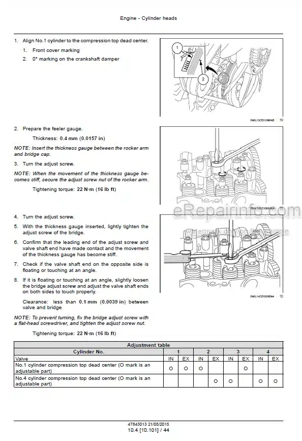 Photo 8 - Case CX250D CX250D Long Reach LC Version Tier 4B Final Service Manual Crawler Excavator