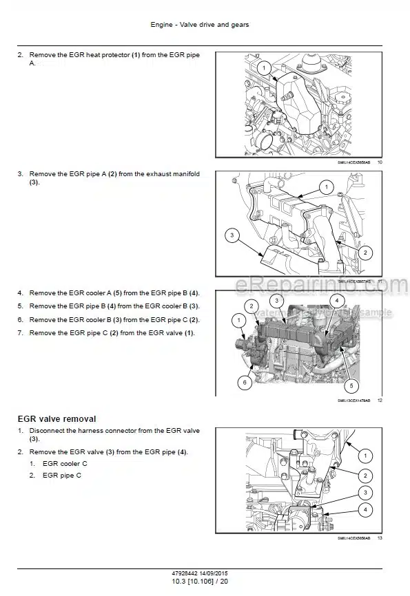 Photo 1 - Case CX250D Service Manual Crawler Excavator 47928442