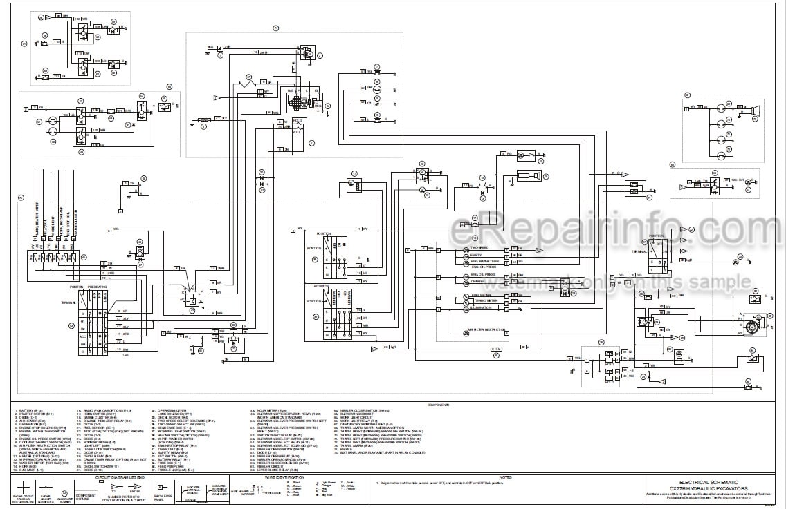 Photo 5 - Case CX27B Shop Manual Hydraulic Excavator 6-77820