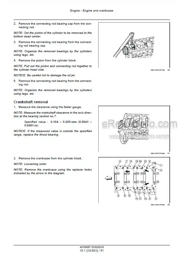 Photo 12 - Case CX290D Service Manual Crawler Excavator