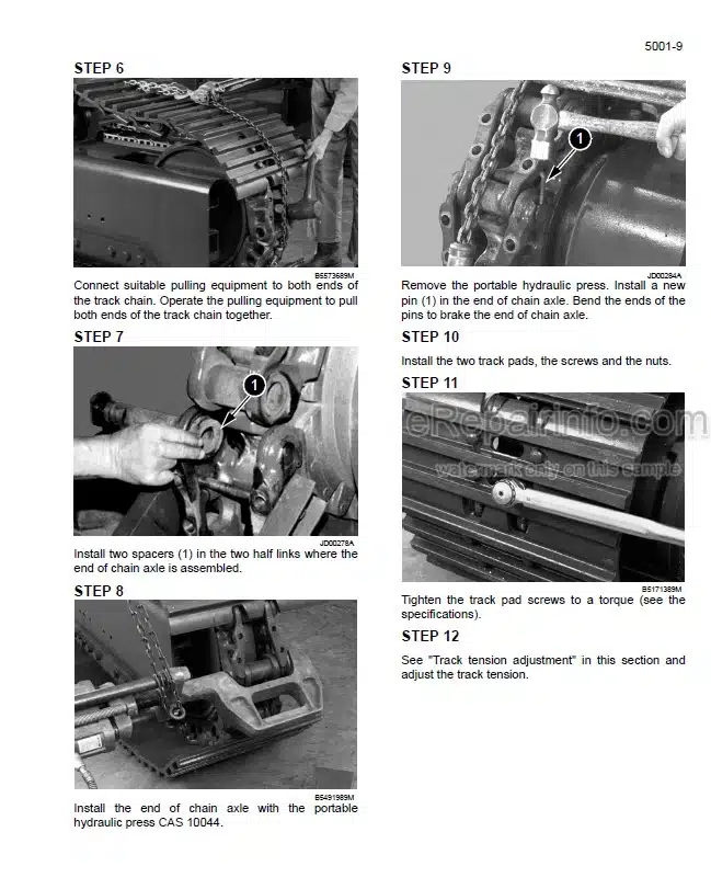 Photo 7 - Case CX330 Service Manual Crawler 9-53592