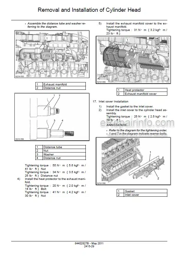 Photo 8 - Case CX350C CX370C Service Manual Hydraulic Excavator 48024967