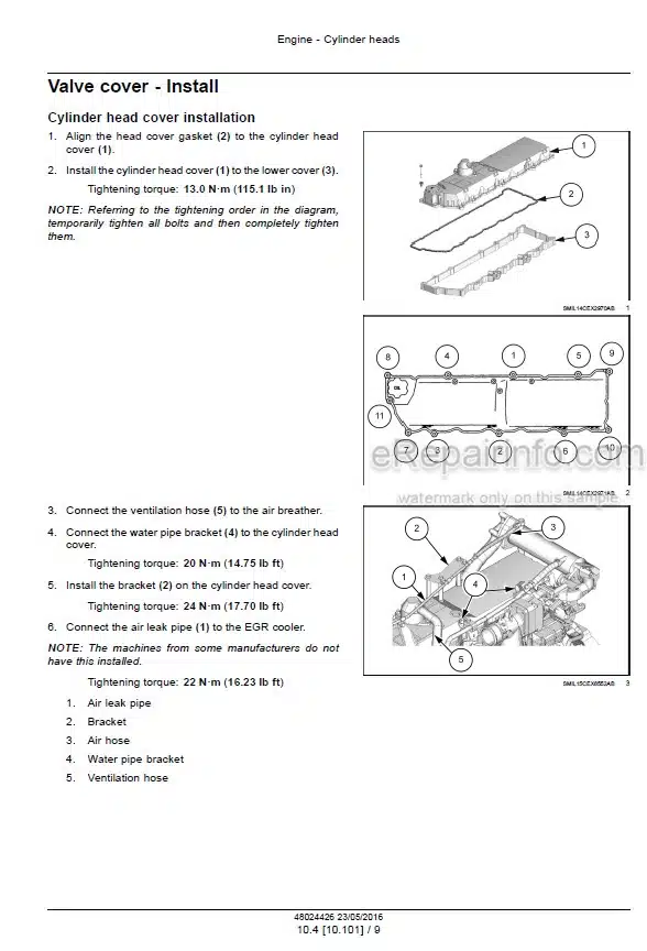 Photo 8 - Case CX350C Service Manual Crawler Excavator 48024426