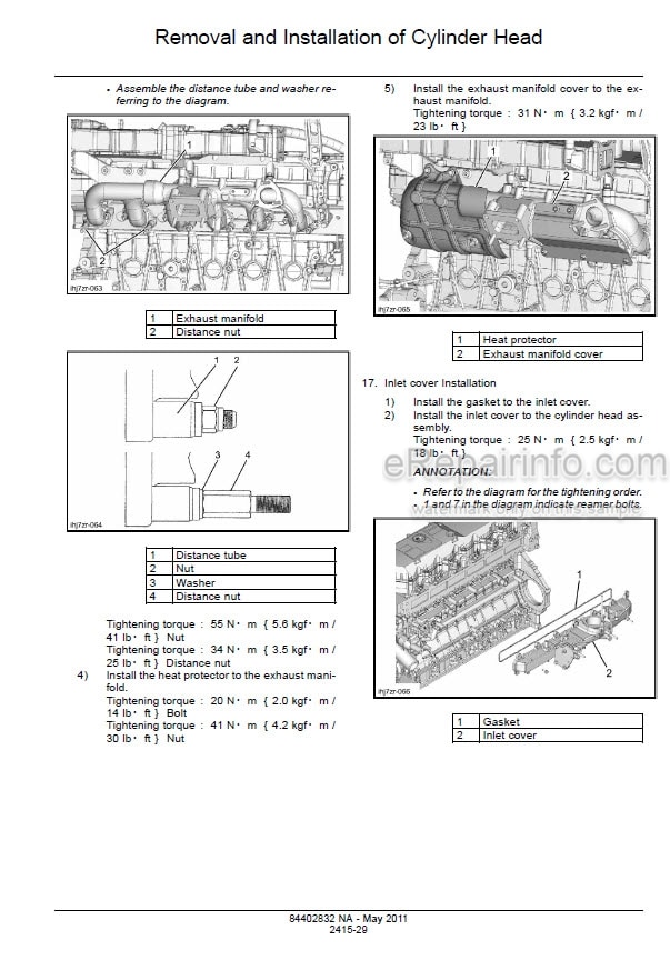 Photo 7 - Case CX350D CX370D Service Manual Crawler Excavator 47899900