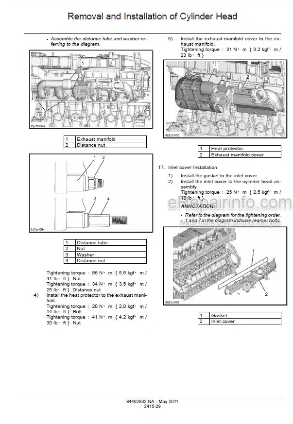 Photo 3 - Case CX350C Tier 4 Service Manual Crawler Excavator Combined