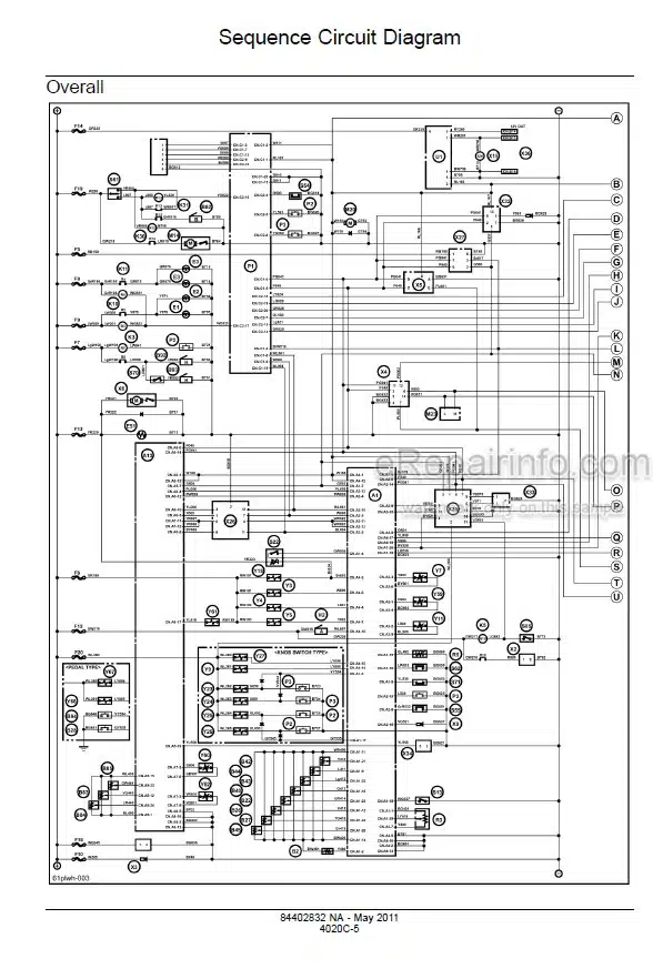 Photo 3 - Case CX350C Tier 4 Service Manual Crawler Excavator Combined