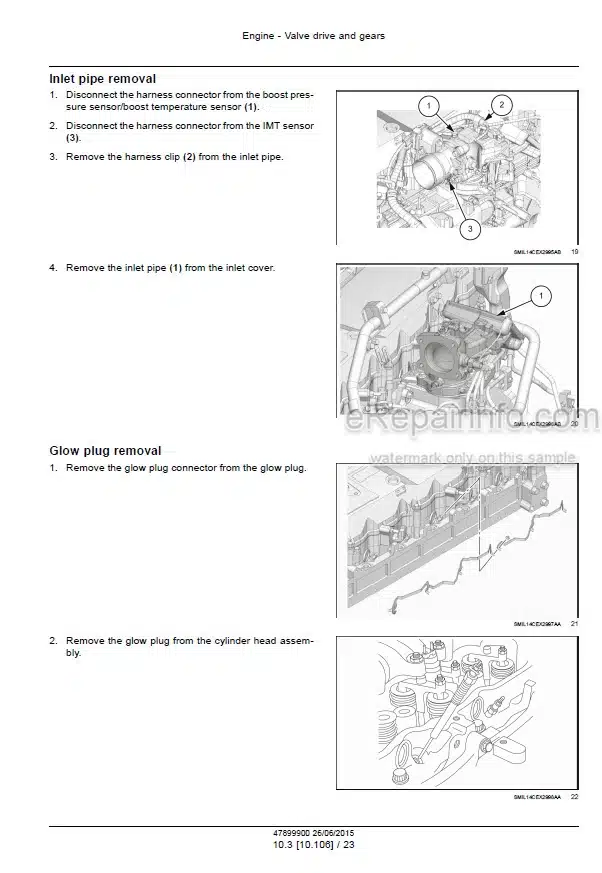 Photo 6 - Case CX350D CX370D Service Manual Crawler Excavator 47899900