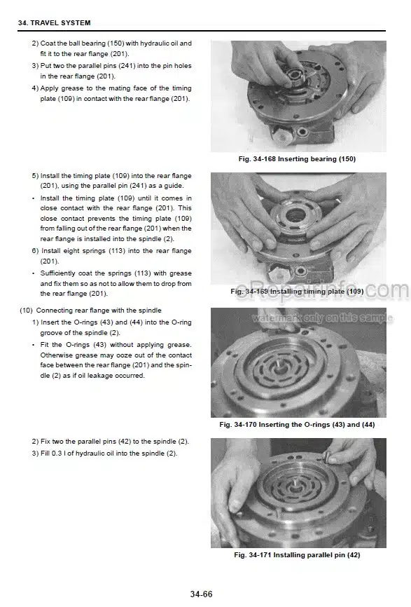 Photo 8 - Case CX35B CX39B Series 2 Service Manual Mini Excavator 47574272B